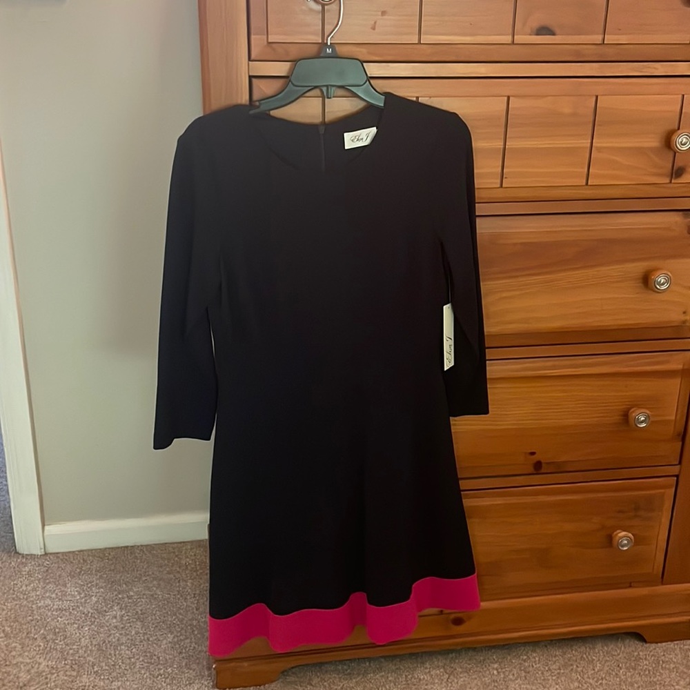 NWT navy and pink dress